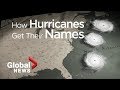 How are hurricanes named?