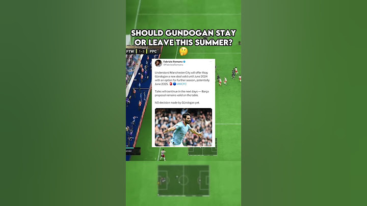 GUNDOGAN COULD STAY AT MAN CITY!!! 😱🚨