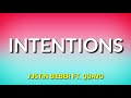 Justin bieber  intentions lyrics feat quavo