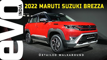 2022 Maruti Suzuki Brezza Walkaround | Styling , Interiors , Features , Engine and Price | evo India