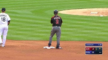 ARI@COL: Segura slaps an RBI double down the line