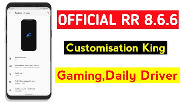 OFFICIAL RESURRECTION REMIX v8.6.6 | REDMI 5 PLUS / REDMI NOTE 5 | GAMING AND DAILY USAGE ROM