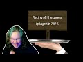 Rating all the games I playing in 2025.