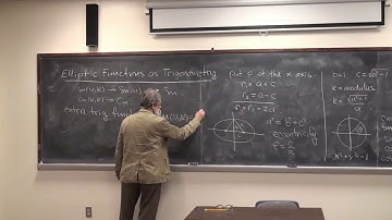 Elliptic Functions and Elliptic Integrals