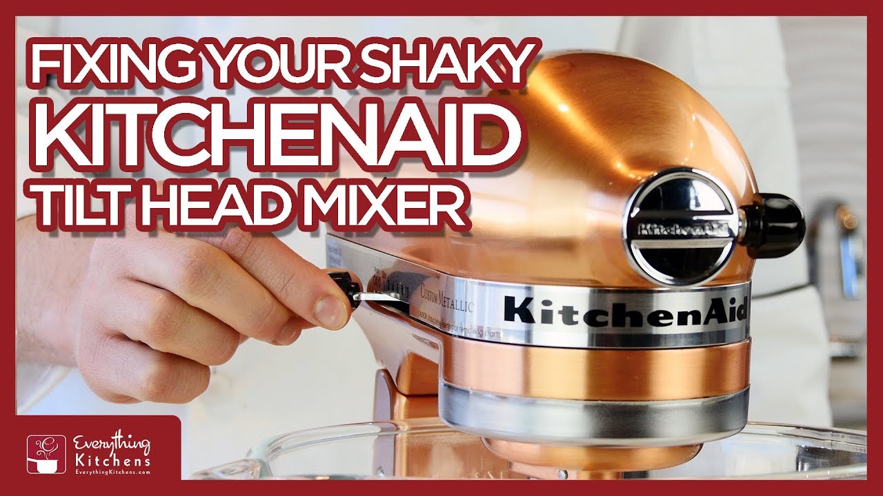 KitchenAid Shaking Mixer Head FIX - How Fix Loose Head - YouTube