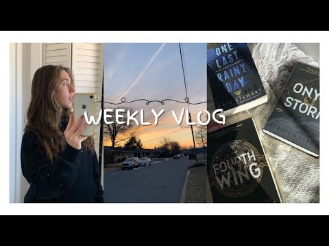 WEEKLY VLOG ♡🌷⚡️ ~ book shopping, pilates, book haul, fav breakfast, prozis haul