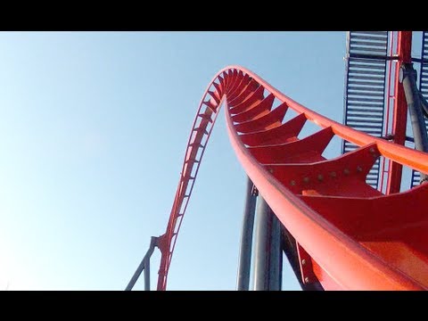 X-Flight POV *REAL* Six Flags Great America 2012 Roller Coaster Front Seat On-Ride HD