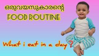 1year baby daily routine /one year baby food chart malayalam/ ainu /ainus court