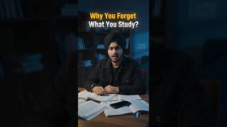 Why You Forget What You Study 😳 | Brain Science Explained #BrainScience#StudentMotivation#Shorts