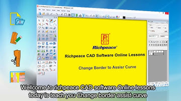 Richpeace CAD Software Online Lessons-Tip of the day-Change Border assist curve