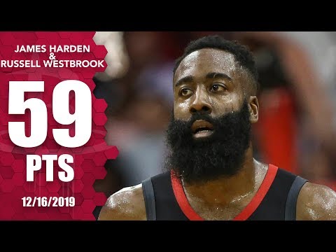 James Harden, Russell Westbrook combine for 59 in Rockets vs. Spurs | 2019-20 NBA Highlights