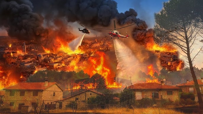 Scary Wildfires in Castile and León ...