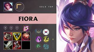 Fiora Top vs Gnar (GEN Kiin) - KR Challenger Patch 26.10