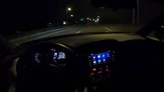 Pov late night drive