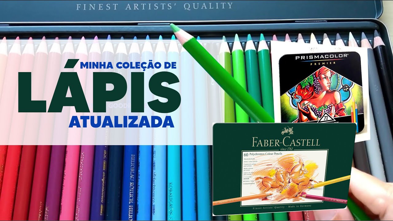 Minha Coleção de Lápis de cor ATUALIZADA