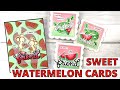 Get Your Sweet Summertime Crafting On With These Adorable Watermelon Cards! | Pretty Pink Posh