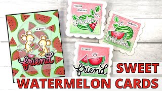 Get Your Sweet Summertime Crafting On With These Adorable Watermelon Cards! | Pretty Pink Posh