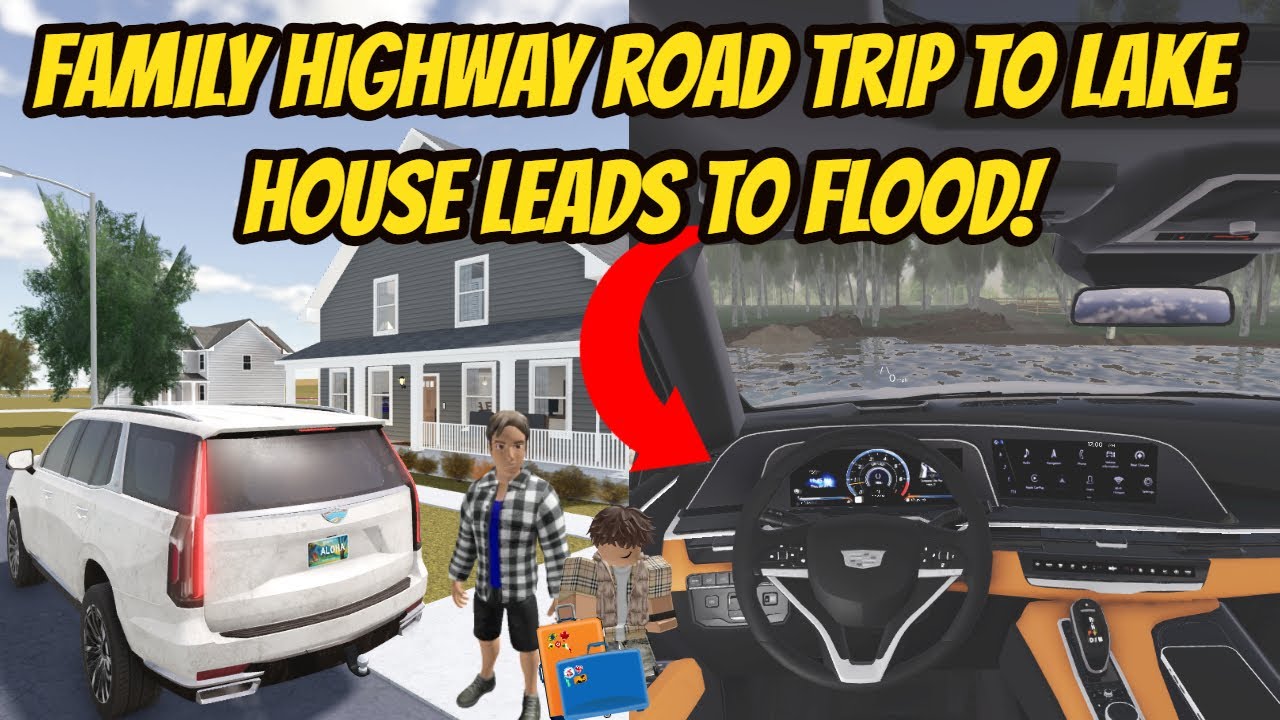 Greenville, Wisc Roblox l Realistic Family Lake House Road Trip FLOOD ...