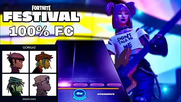 FEEL GOOD INC EXPERT DIFFICULTY 100% FLAWLESS FC FORTNITE FESTIVAL *VOCAL*