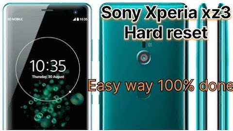How to Hard reset Sony Xperia XZ3 without pc | Easy way and 100% done..