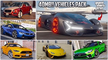 40MB!! Carspack for Gta San Android - Support Android 15 Devices 🔥