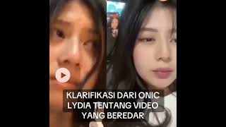 VIRAL ONIC LIDYA KLARIFIKASI #linkviral #viralvideo #cekkomen