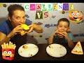 Челлендж желейная еда против настоящей/Challenge jelly food vs real food