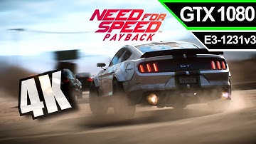 NFS Payback: [ GTX 1080 ] Ultra - 4K