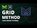 MV Logo Tutorial Using the Grid Method  | Adobe Illustrator CC