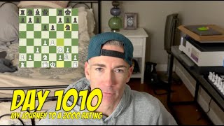 Day 1,010: Playing chess every day until I reach a 2000 rating