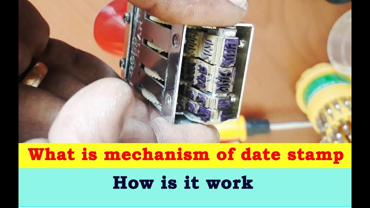 What is the Mechanism of DATE STAMPS seal How is it work AUTOMATIC