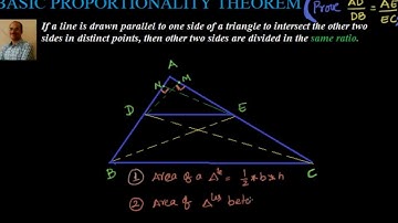 Basic Proportionality theorem - Proof