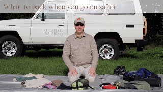 what to pack for your safari in Botswana or Zambia | english subs | Khokelo Safaris