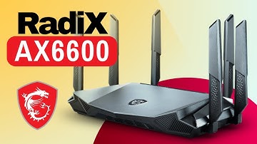My WiFi is now MORE GAMERY - MSI RadiX AX6600 WiFi 6 Tri-Band Gaming Router Full Review