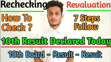HP BOSE -10th Board Rechecking & Revaluation Result Declared -: HP Board