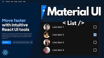 Build a List - Learn Material UI Components in React