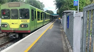 Dart Calling Non-stop through Raheny Station!