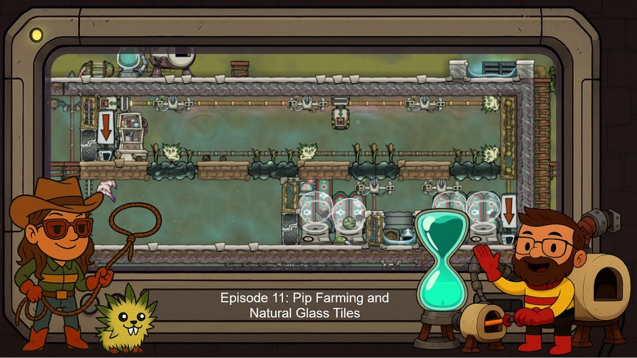 Pip Farming and Natural Glass Tiles | 11 | ONI Base Game | All Achievements