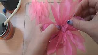 картинка: Обучающий видеоролик (мастер- класс) Георгин в технике 