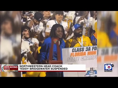 Former NFL star Teddy Bridgewater suspended from coaching at Miami Northwestern, per report