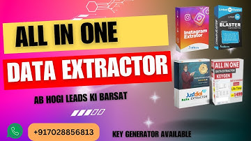 All In One Data Extractor With Keygen | Social Phone Extractor Software 2023 |