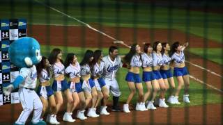 20140409 LAMIGO VS 中信兄弟 MVP劉時豪---跳舞第二首