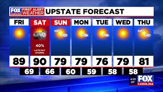 First Alert - A few storms roll through Thursday mainly in the mountains