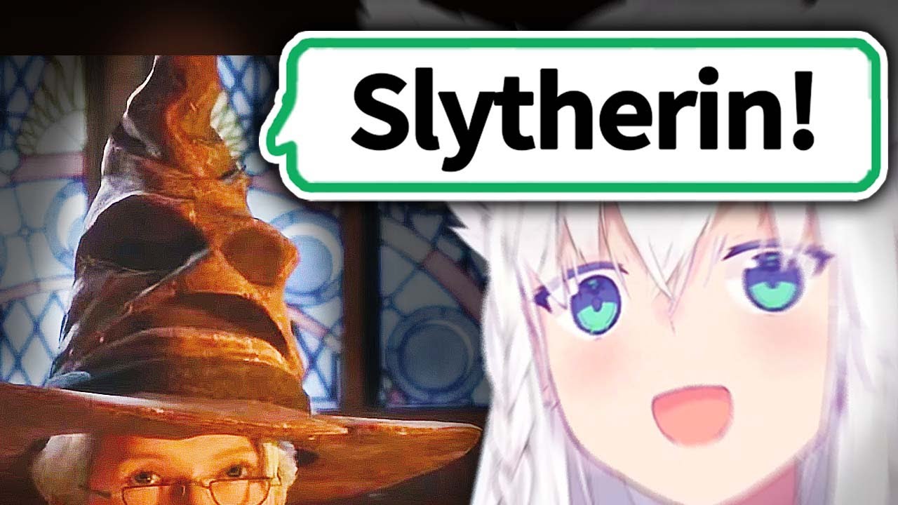 Fubuki's Reaction to Sorting Hat Putting Her In Slytherin Is Too Adorable【Hololive】