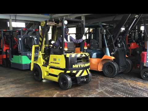 三菱中古フォークリフト 900kg FG9 動作確認 Mitsubishi used fork