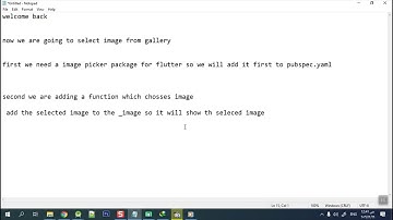 Firebase Firestore Crash Course Part 2 (Select Image From Gallery)