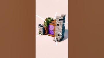 "EPIC Minecraft Nether Portal Build - Ultimate Short Tutorial"#shorts
