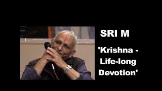 Sri M  'Krishna  Lifelong Devotion'  Satsang at Rajdhani Temple, Chantilly, USA Sept 2018