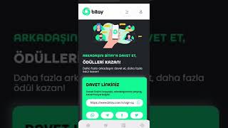 Bitay Referans Başına 100 Bitay Coin Veriyor 10 Kişi Davet Et 1000 Bitay Coin Kazan Max 100 Kişi