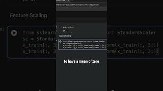 StandardScaler Explained Simply | Feature Scaling in Machine Learning #shorts #python #dataquality